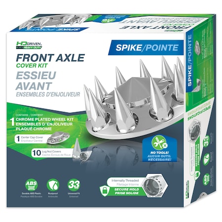 Hd Driven WK Plastic Fr Axle Spike Screw On 33mm 076-08610